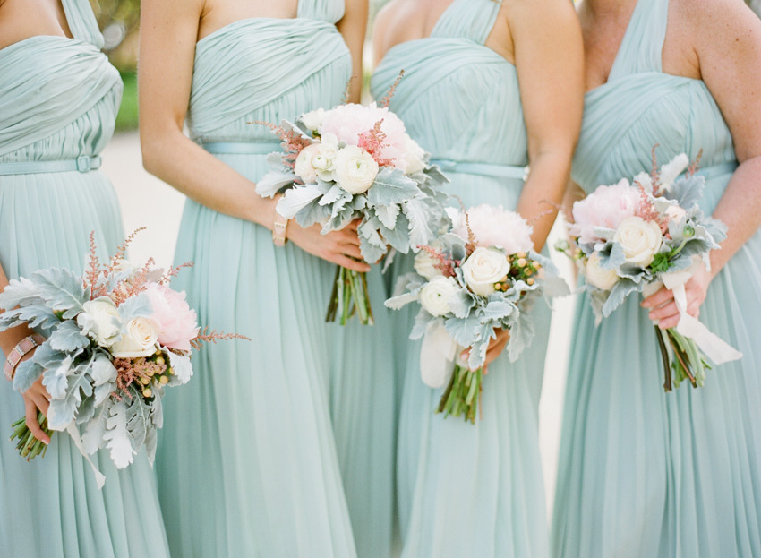 pale teal bridesmaid dresses