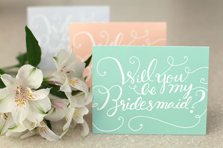 Popping the Question to Your Bridesmaids