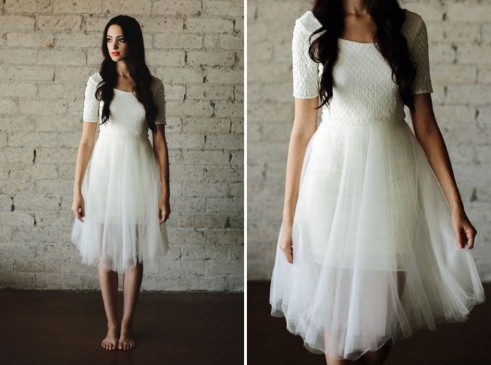 Short Wedding Dress