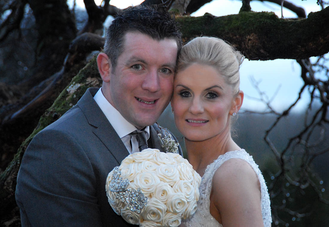 New Years Day Winter Wonderland Wedding at Breaffy House Hotel